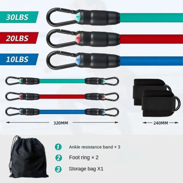 Bandas De Resistencia Para Tobillo - Imagen 3