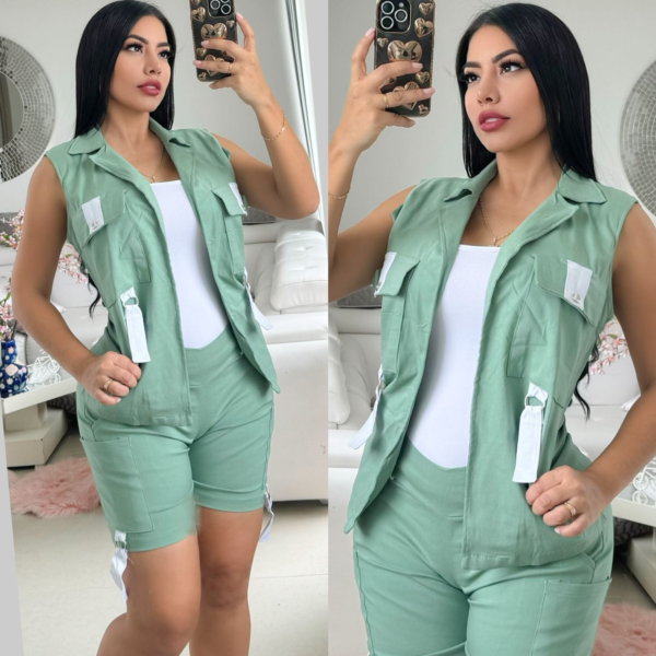 CONJUNTOS DE BLAZER Y SHORT PARA DAMA