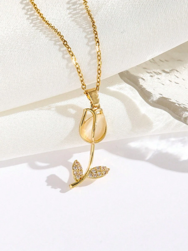 Collar Tulipan + CAJA REGALO